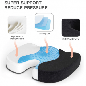 COJIN ERGONOMICO GEL Y MEMORIA