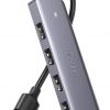 Hub Usb 3.0 – 4 Puertos – Alta Velocidad 5gbps Ugreen